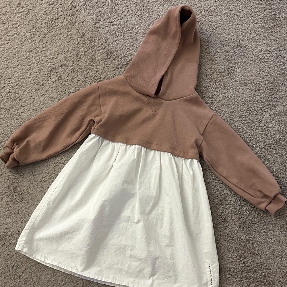 Zara Hooded Combination Dress